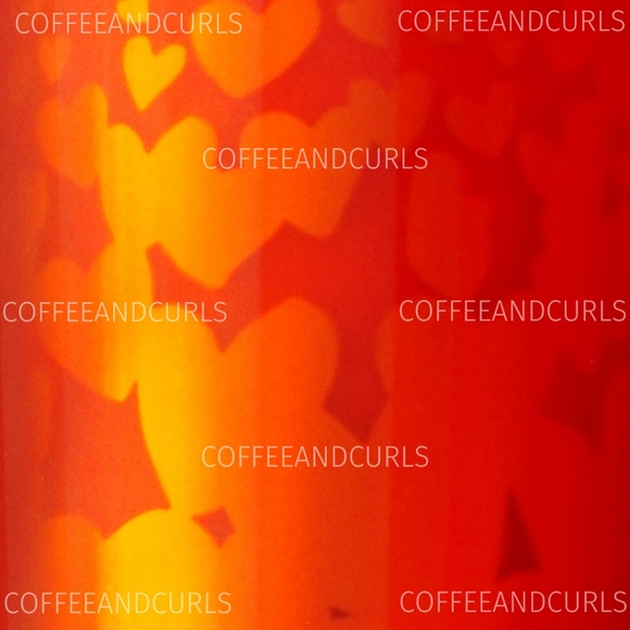 Starbucks Soft Touch Red Hearts Kaleidoscope Cold Cup Tumbler 24oz NWT - Picture 6 of 8